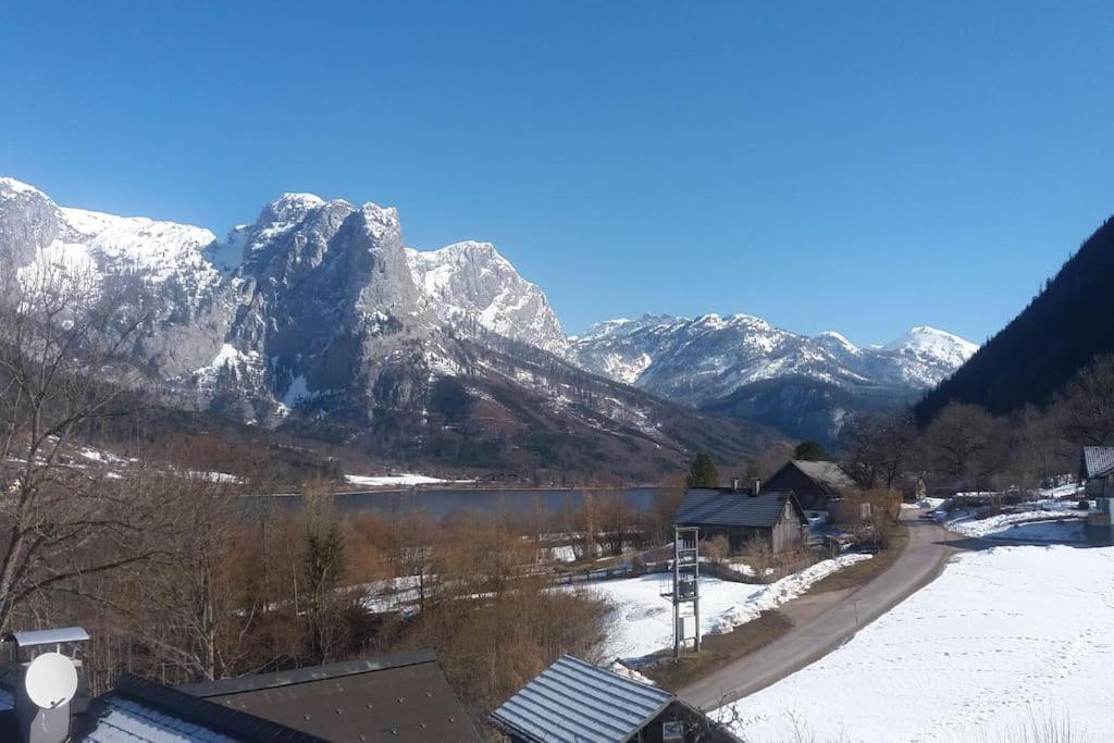 S'Rastl Direkt Mit Bergpanorama Apartment Grundlsee Bagian luar foto